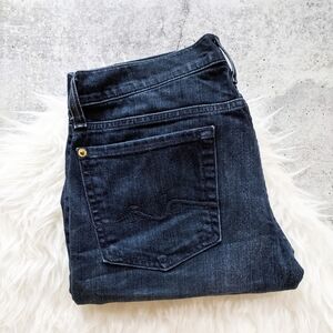7 for All Mankind 7FAM Roxanne dark skinny jeans